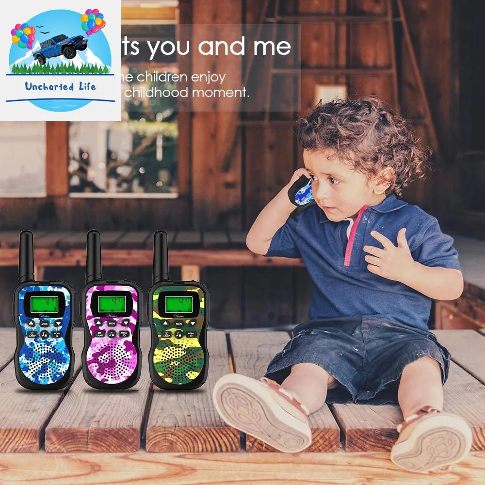 Enhanced Kids Walkie Talkies for Fun Glamping Adventures