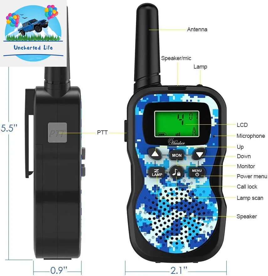 Enhanced Kids Walkie Talkies for Fun Glamping Adventures