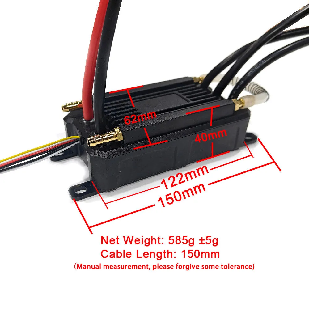 Esurf Kit(300A HV ESC 120116 200KV Motor with water-cooled IP68 Remote Water pump Program Voltage Regulator)