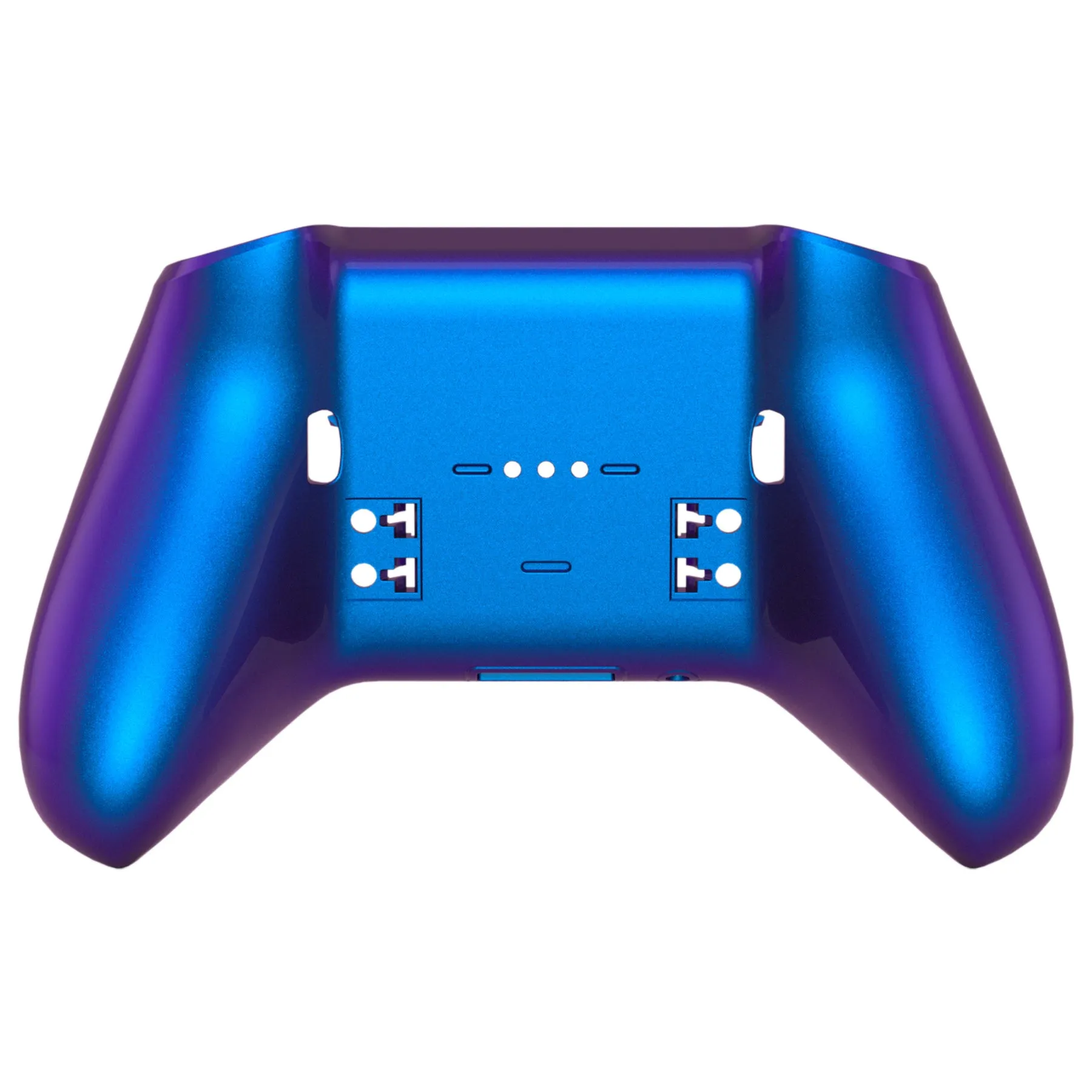 eXtremeRate Replacement Bottom Shell Case for Xbox Elite Series 2 Controller, Custom Chameleon Purple Blue Back Housing Shell Cover for Xbox Elite Series 2 Core Wireless Controller Model 1797 - WITHOUT Controller  - XDHE2P004