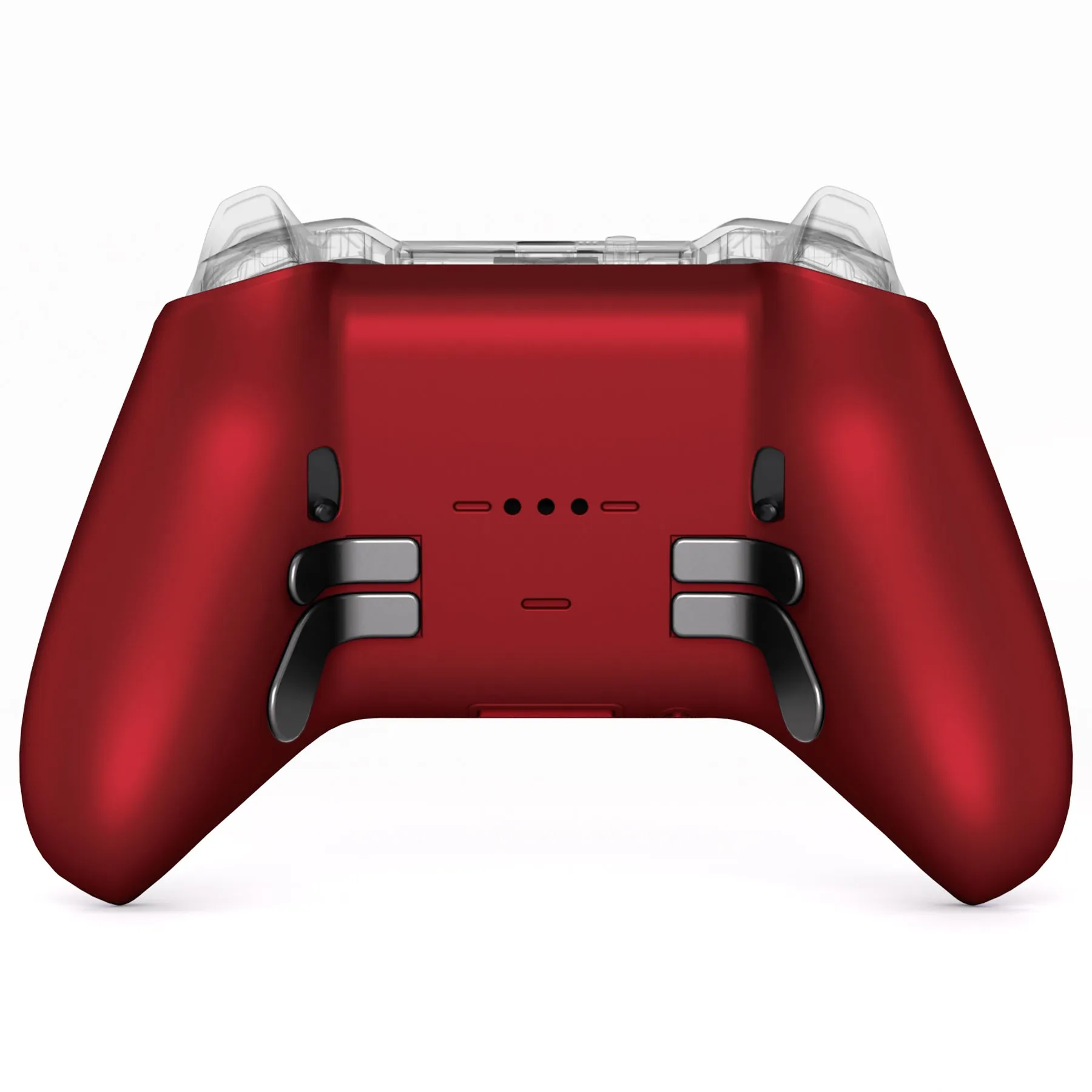 eXtremeRate Replacement Bottom Shell Case for Xbox Elite Series 2 Controller, Custom Scarlet Red Back Housing Shell Cover for Xbox Elite Series 2 Core Wireless Controller Model 1797 - WITHOUT Controller - XDHE2P002