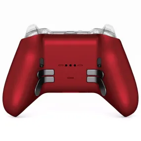 eXtremeRate Replacement Bottom Shell Case for Xbox Elite Series 2 Controller, Custom Scarlet Red Back Housing Shell Cover for Xbox Elite Series 2 Core Wireless Controller Model 1797 - WITHOUT Controller - XDHE2P002