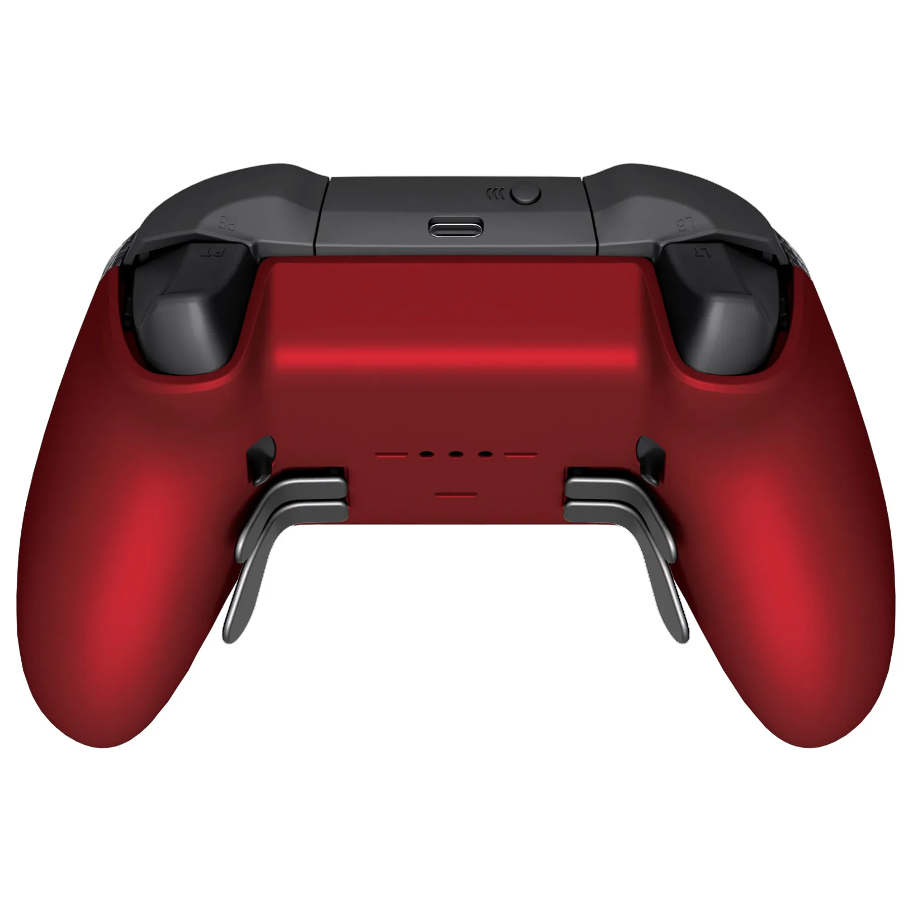 eXtremeRate Replacement Bottom Shell Case for Xbox Elite Series 2 Controller, Custom Scarlet Red Back Housing Shell Cover for Xbox Elite Series 2 Core Wireless Controller Model 1797 - WITHOUT Controller - XDHE2P002