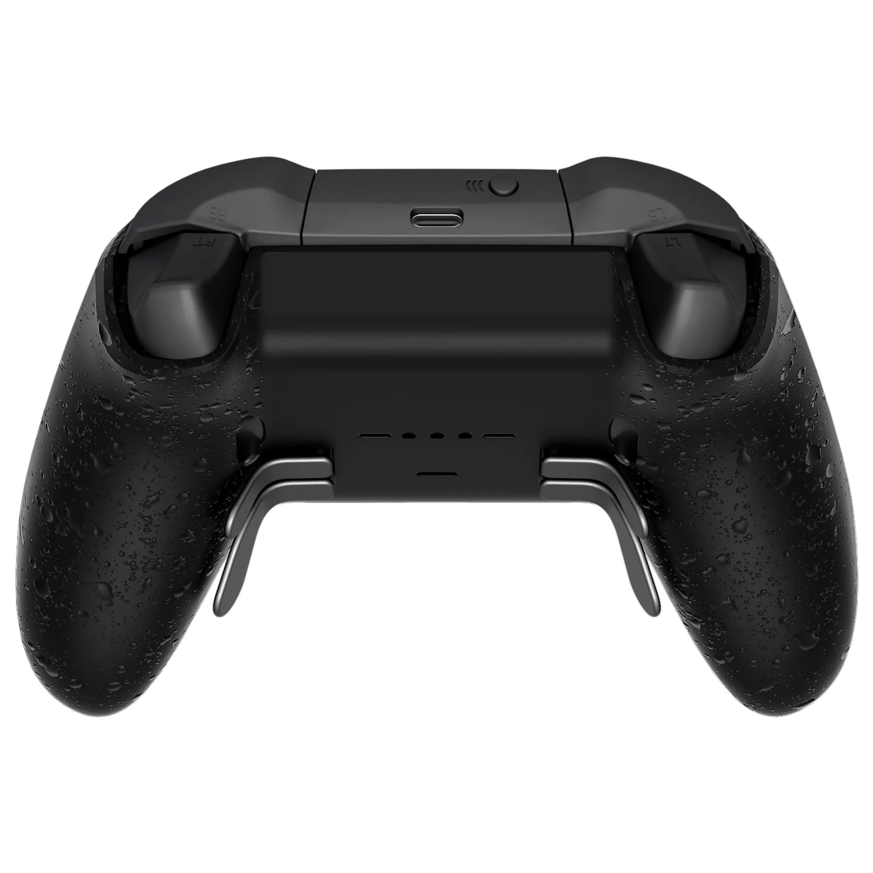eXtremeRate Replacement Bottom Shell Case for Xbox Elite Series 2 Controller, Custom Textured Black Back Housing Shell Cover for Xbox Elite Series 2 Core Wireless Controller Model 1797 - WITHOUT Controller  - XDHE2P005
