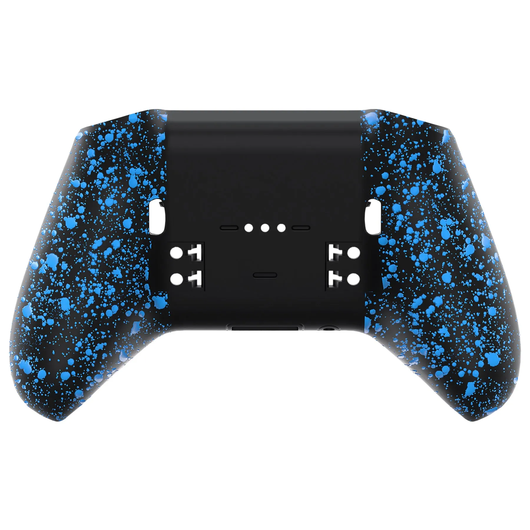 eXtremeRate Replacement Bottom Shell Case for Xbox Elite Series 2 Controller, Custom Textured Blue Back Housing Shell Cover for Xbox Elite Series 2 Core Wireless Controller Model 1797 - WITHOUT Controller  - XDHE2P007