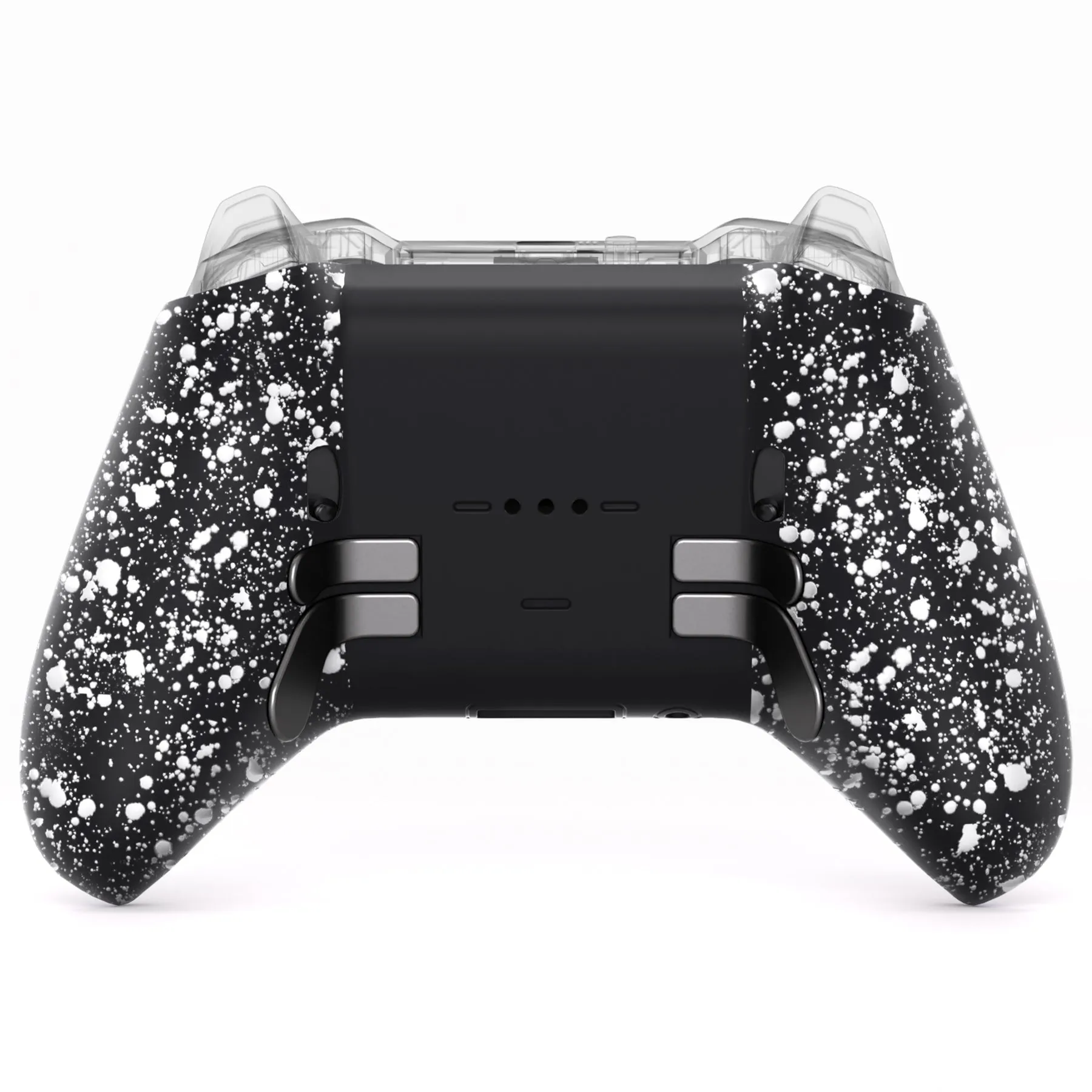 eXtremeRate Replacement Bottom Shell Case for Xbox Elite Series 2 Controller, Custom Textured White Back Housing Shell Cover for Xbox Elite Series 2 Core Wireless Controller Model 1797 - WITHOUT Controller  - XDHE2P008