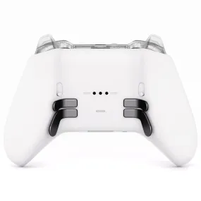 eXtremeRate Replacement Bottom Shell Case for Xbox Elite Series 2 Controller, Custom White Back Housing Shell Cover for Xbox Elite Series 2 Core Wireless Controller Model 1797 - WITHOUT Controller - XDHE2P003