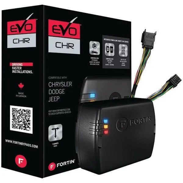 Fortin EVO-CHR.T4 Preloaded Module & T-Harness Combo (Chrysler, Dodge, Jeep & Volkswagen 2008 & Up Tip-Start Vehicles)