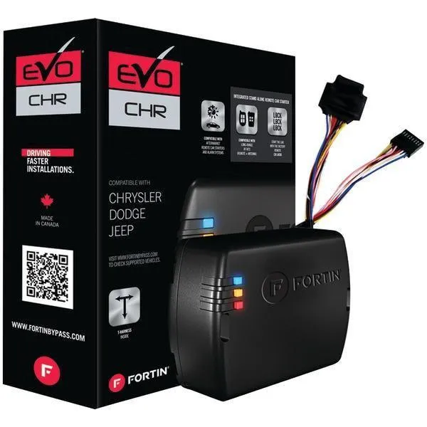 Fortin EVO-CHR.T5 Preloaded Module & T-Harness Combo (Chrysler, Dodge & Jeep 2007 & Up Standard Key Vehicles)