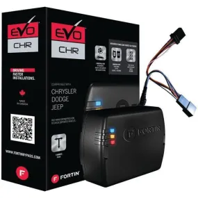 Fortin EVO-CHR.T6 Preloaded Module & T-Harness Combo (Chrysler, Dodge & Jeep 2013 & Up Tip-Start & Push-to-Start Vehicles)