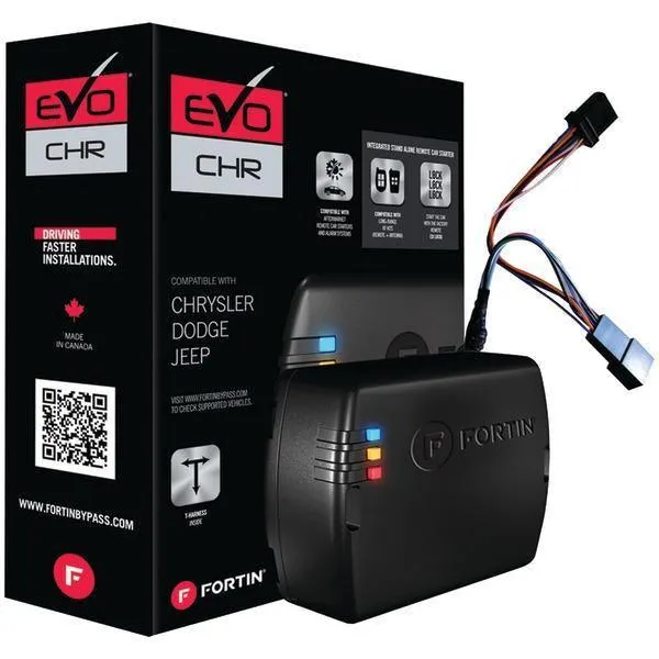 Fortin EVO-CHR.T6 Preloaded Module & T-Harness Combo (Chrysler, Dodge & Jeep 2013 & Up Tip-Start & Push-to-Start Vehicles)