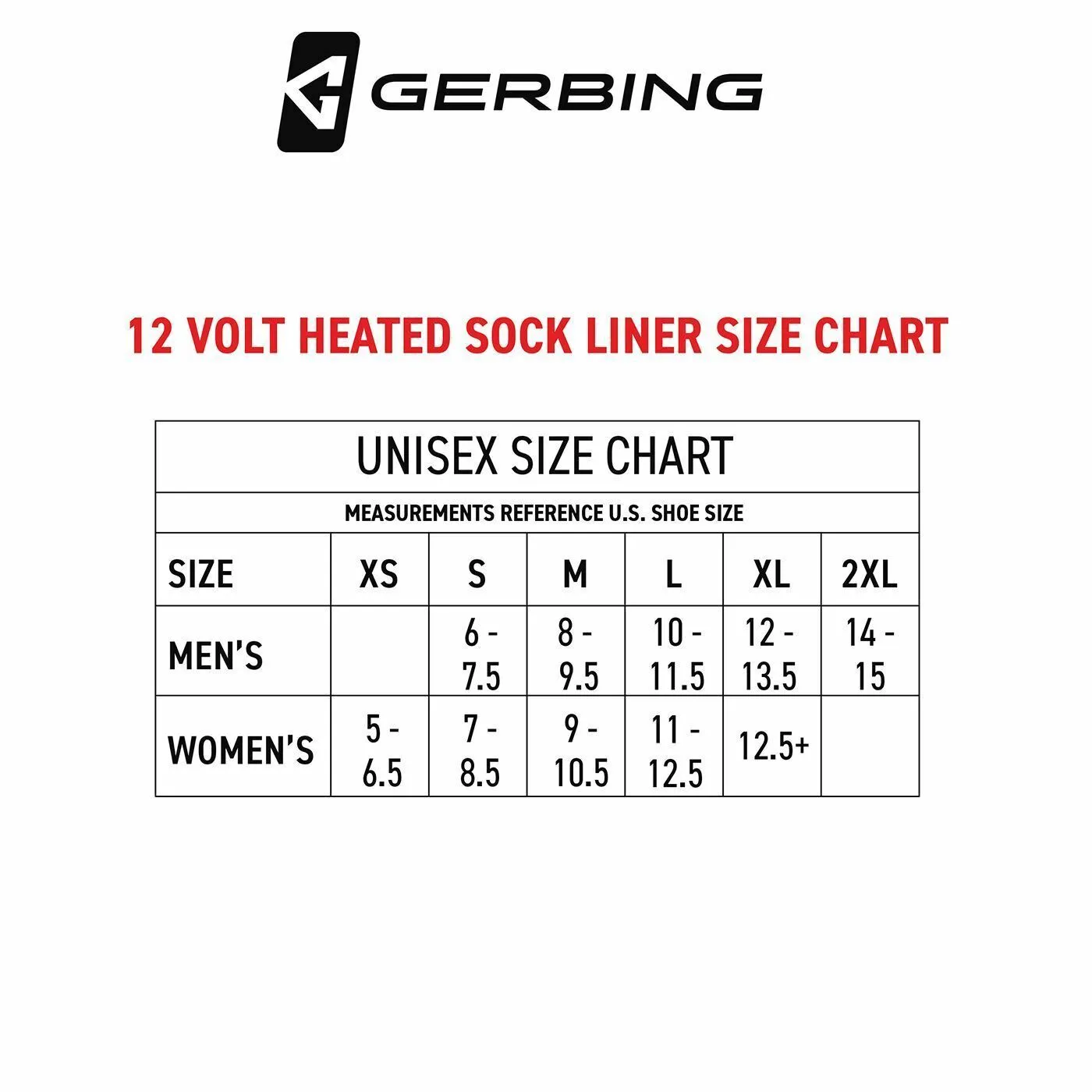 Gerbing 12v Heated Sock Liners - Motorcycle Snowmobile ATV/UTV Snow