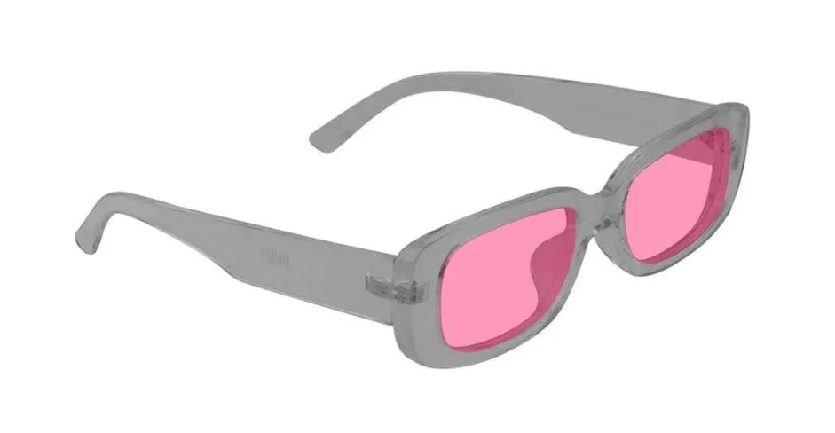 Glassy Darby Transparent Grey/Pink