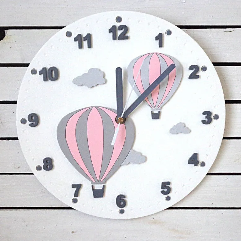 Hot Air Balloon Wall Clock DIY Kits