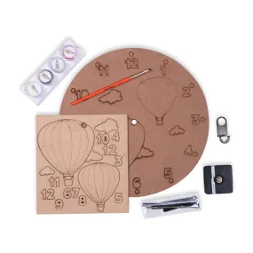 Hot Air Balloon Wall Clock DIY Kits