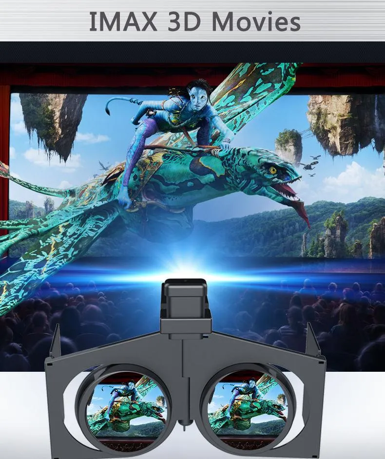 Hot Sell KBY-V1 VRFOLD-V1 folding virtual reality 3D glasses