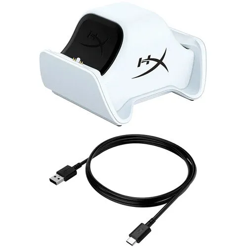 HP HyperX ChargePlay Duo, Controller Charging Station for PS5, USB, White - 51P68AA