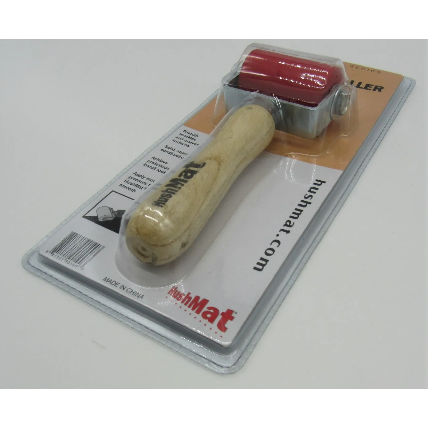 Hushmat Wood Grip Installation Roller Tool Plastic Roller - Sound Barrier Materials