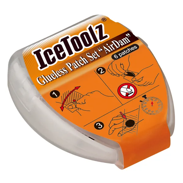 Icetoolz Glueless Patch Set AirDam, 6 patches per set