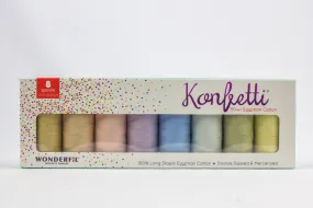 Konfetti 8-Spool Thread Set Iced Pastels