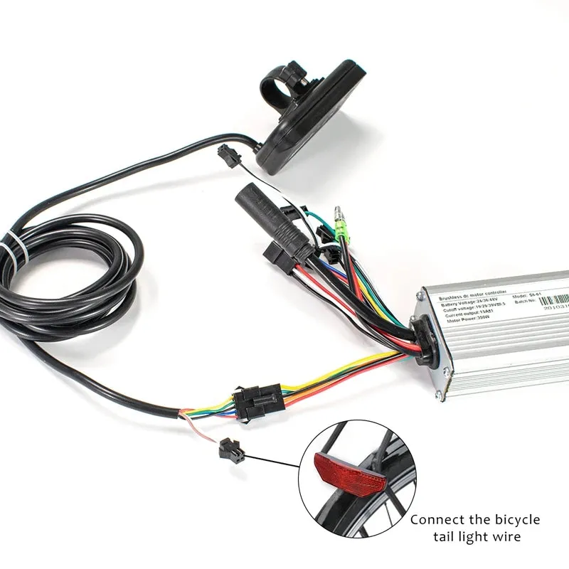 Kunray Brushless LCD Display for E-bike  24V/36V/48V 500w Controller Display Kits Electric Bicycle Scooter Motor Accessories