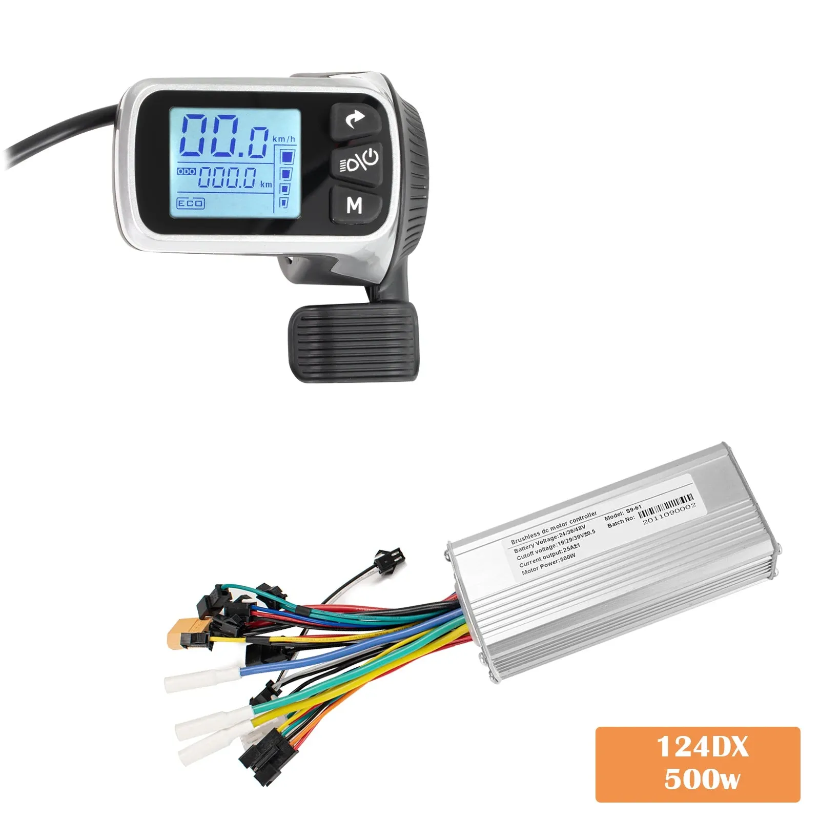 Kunray Brushless LCD Display for E-bike  24V/36V/48V 500w Controller Display Kits Electric Bicycle Scooter Motor Accessories