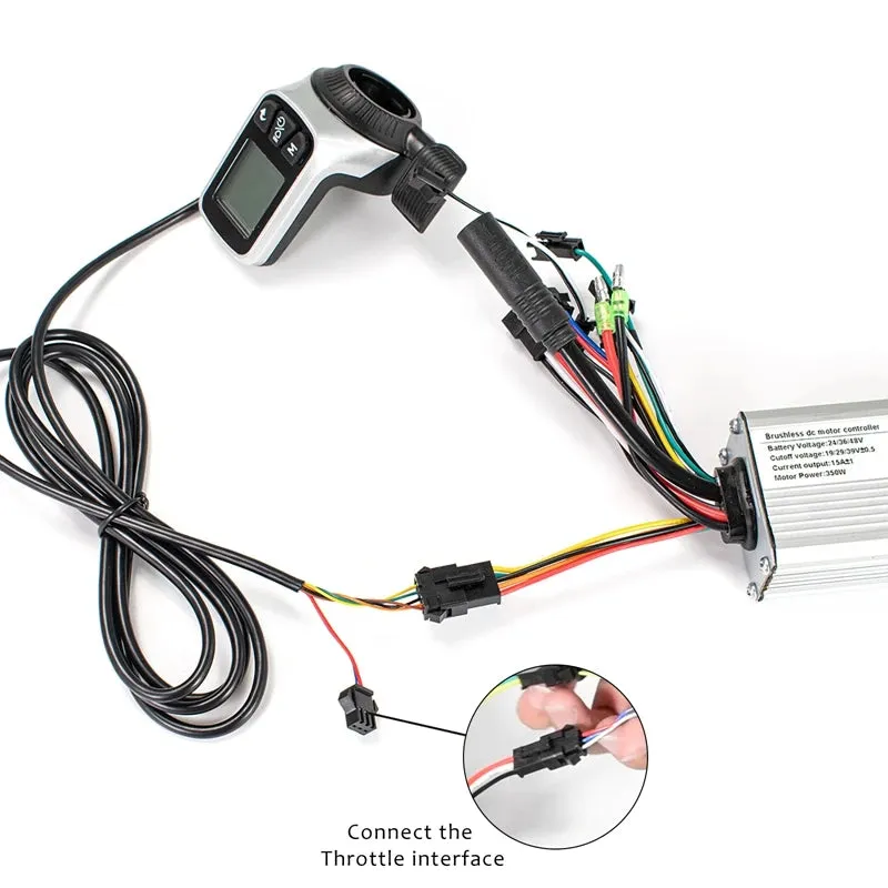 Kunray Brushless LCD Display for E-bike  24V/36V/48V 500w Controller Display Kits Electric Bicycle Scooter Motor Accessories