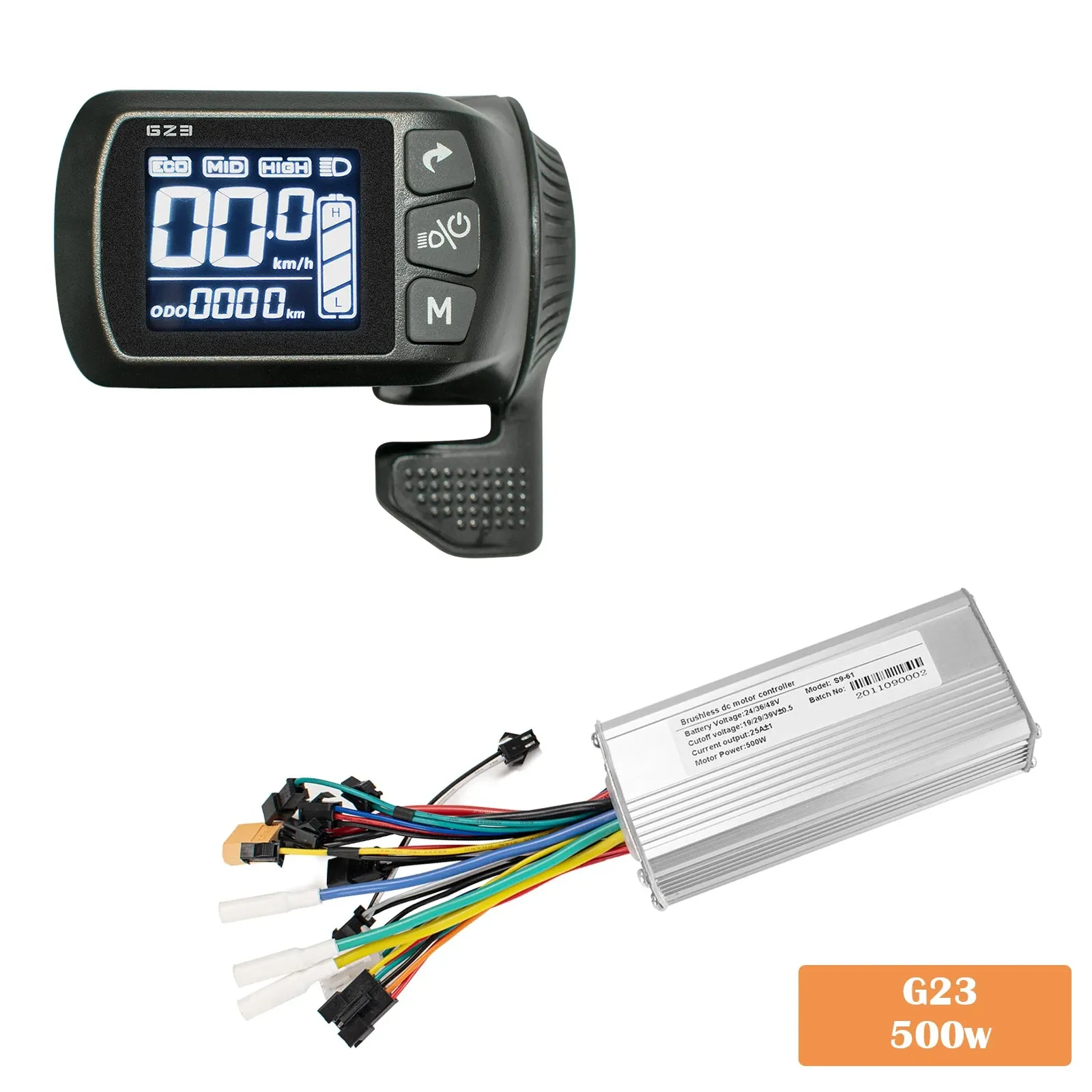 Kunray Brushless LCD Display for E-bike  24V/36V/48V 500w Controller Display Kits Electric Bicycle Scooter Motor Accessories