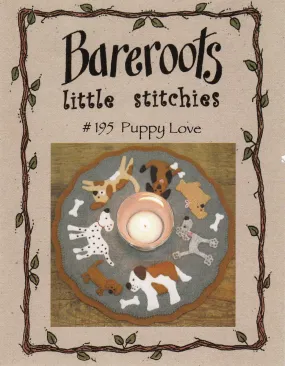 Little Stitchies - Puppy Love Candle Mat / Pattern   Material
