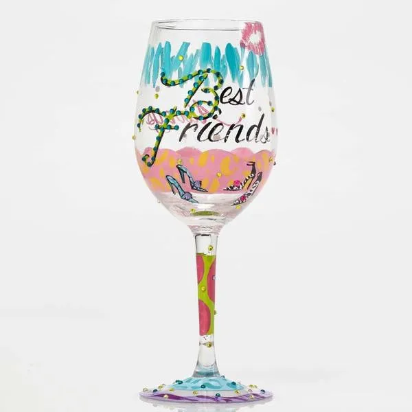 LOLITA WINE GLASS BEST FRIENDS
