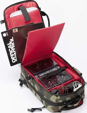 Magma Digi Carry-On Trolley Fits DJ Mixers and Controller, Camo-Green/Red