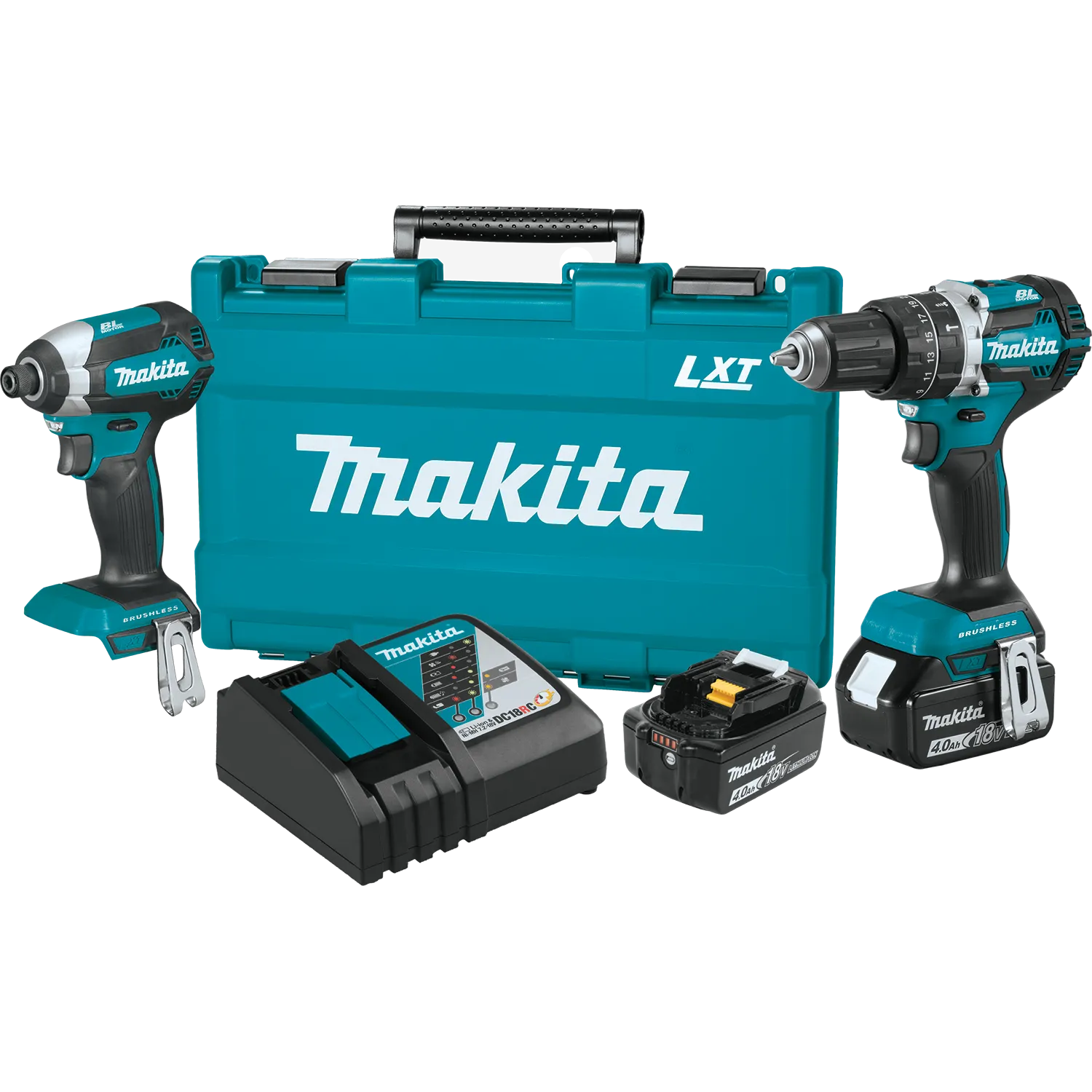 Makita 18V LXT Lithium-Ion BL 2-Piece Kit 4.0 Ah - XT269M