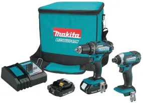 Makita CT225SYX Combination Tool Kit, Battery Included, 1.5 Ah, 18 V, Lithium-Ion :EA: QUANTITY: 1