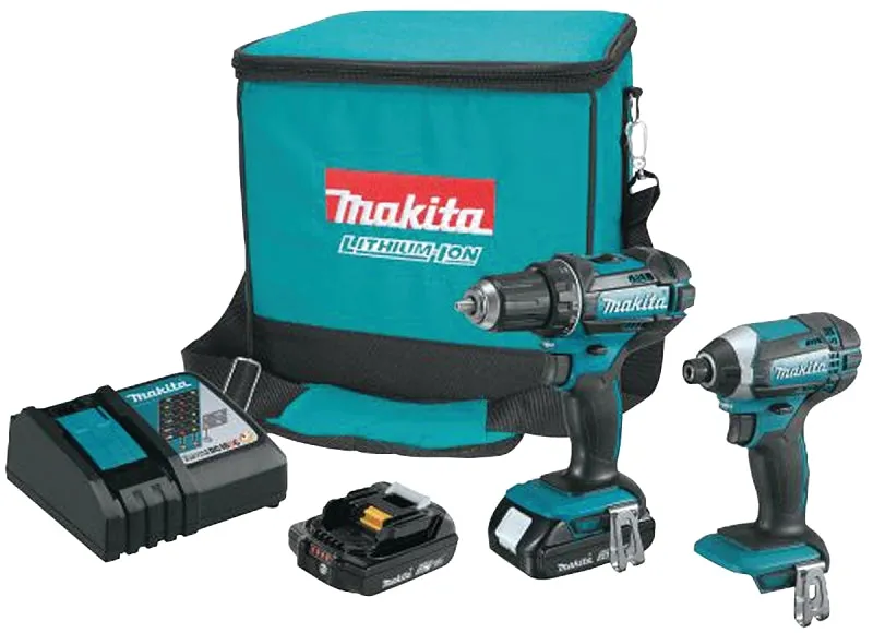 Makita CT225SYX Combination Tool Kit, Battery Included, 1.5 Ah, 18 V, Lithium-Ion :EA: QUANTITY: 1