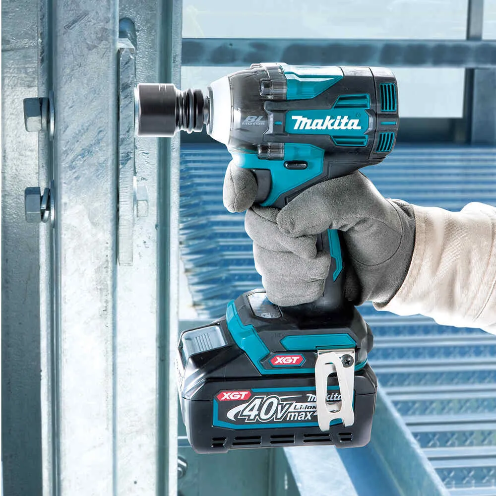 Makita TW004GM201 40V Max 4.0Ah 1/2" Cordless Brushless Impact Wrench Kit