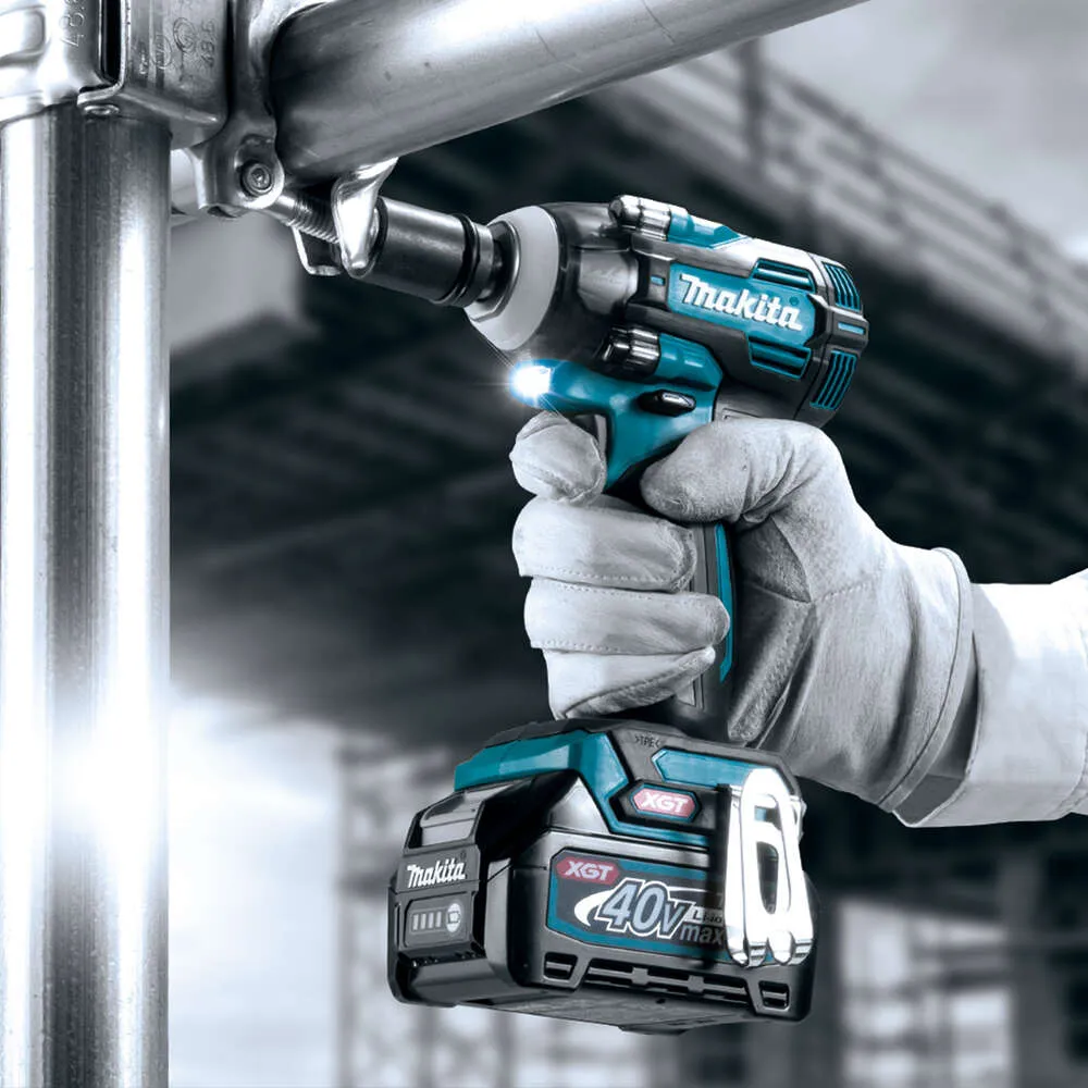 Makita TW004GM201 40V Max 4.0Ah 1/2" Cordless Brushless Impact Wrench Kit