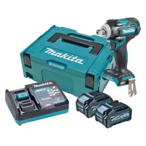 Makita TW005GM202 40V Max 4.0Ah 1/2" Cordless Brushless Pin Detent Impact Wrench Kit
