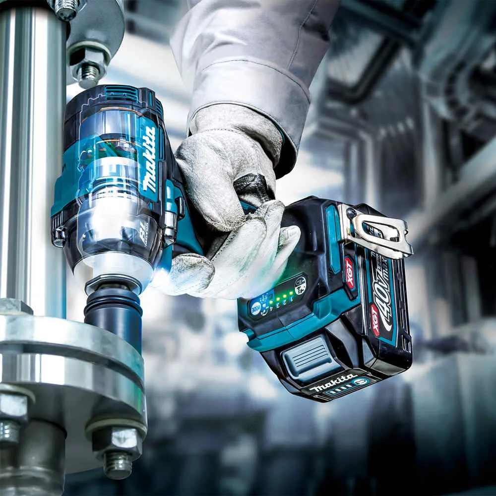 Makita TW005GM202 40V Max 4.0Ah 1/2" Cordless Brushless Pin Detent Impact Wrench Kit
