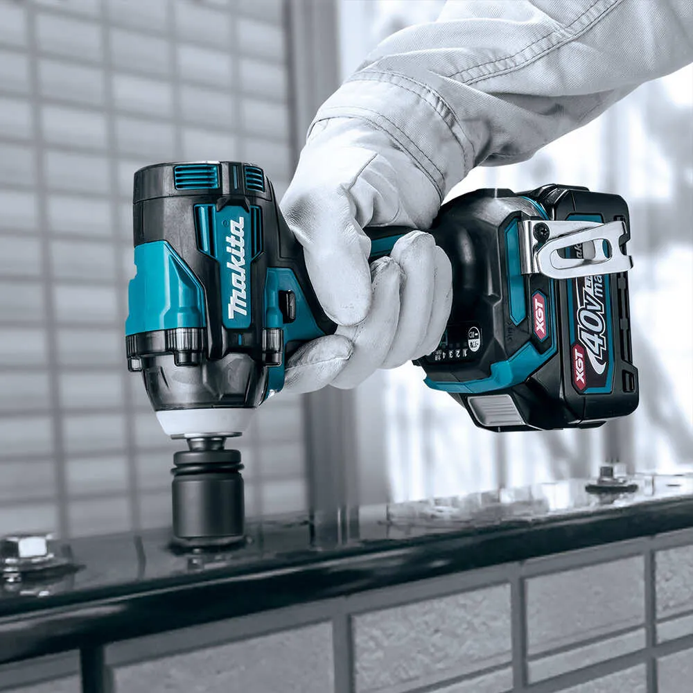 Makita TW005GM202 40V Max 4.0Ah 1/2" Cordless Brushless Pin Detent Impact Wrench Kit
