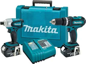 Makita XT261M Combination Tool Kit, Battery Included, 4 Ah, 18 V, Lithium-Ion :EA: QUANTITY: 1