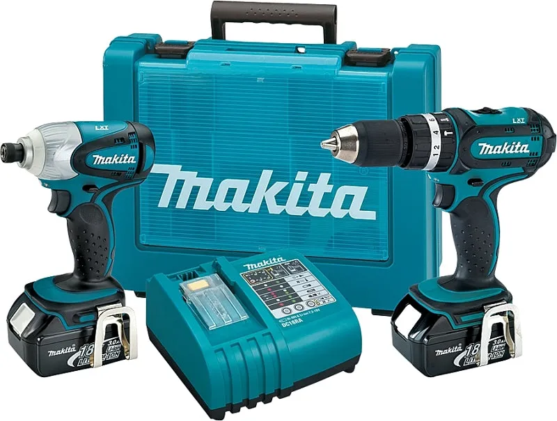 Makita XT261M Combination Tool Kit, Battery Included, 4 Ah, 18 V, Lithium-Ion :EA: QUANTITY: 1