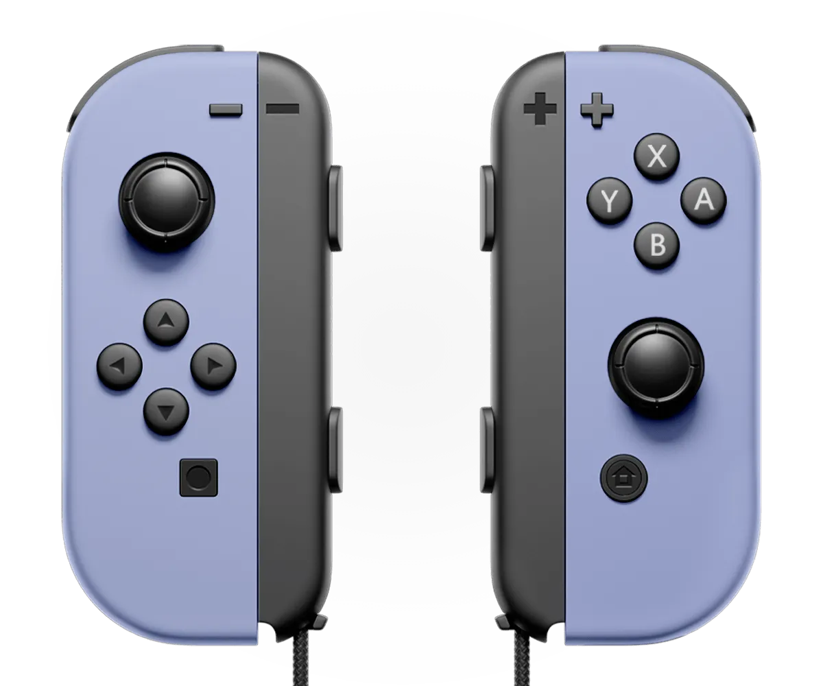 MAUVE NINTENDO JOY-CON CUSTOM CONTROLLERS