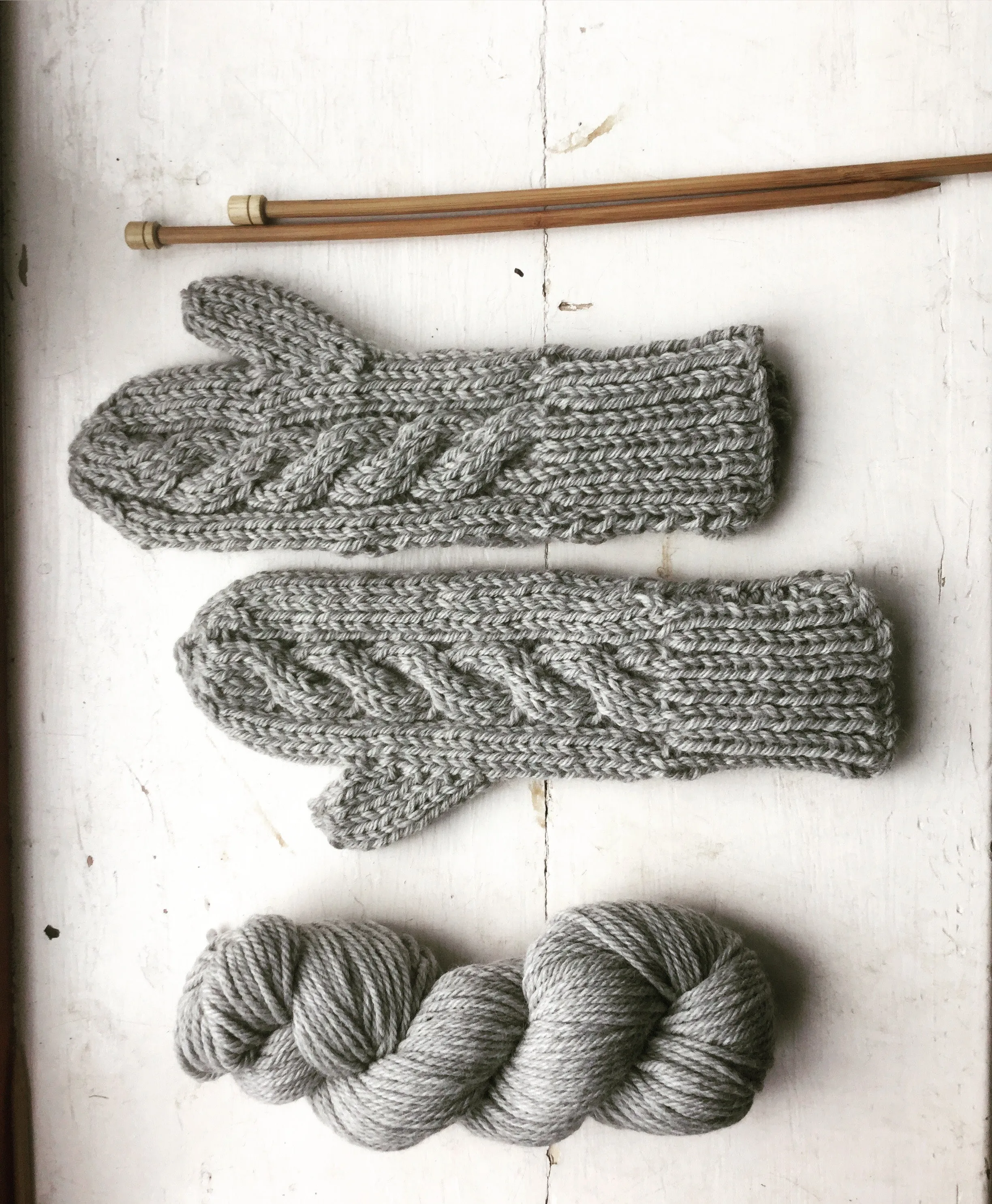 Melrose Mittens  - Mini  Knit Kit