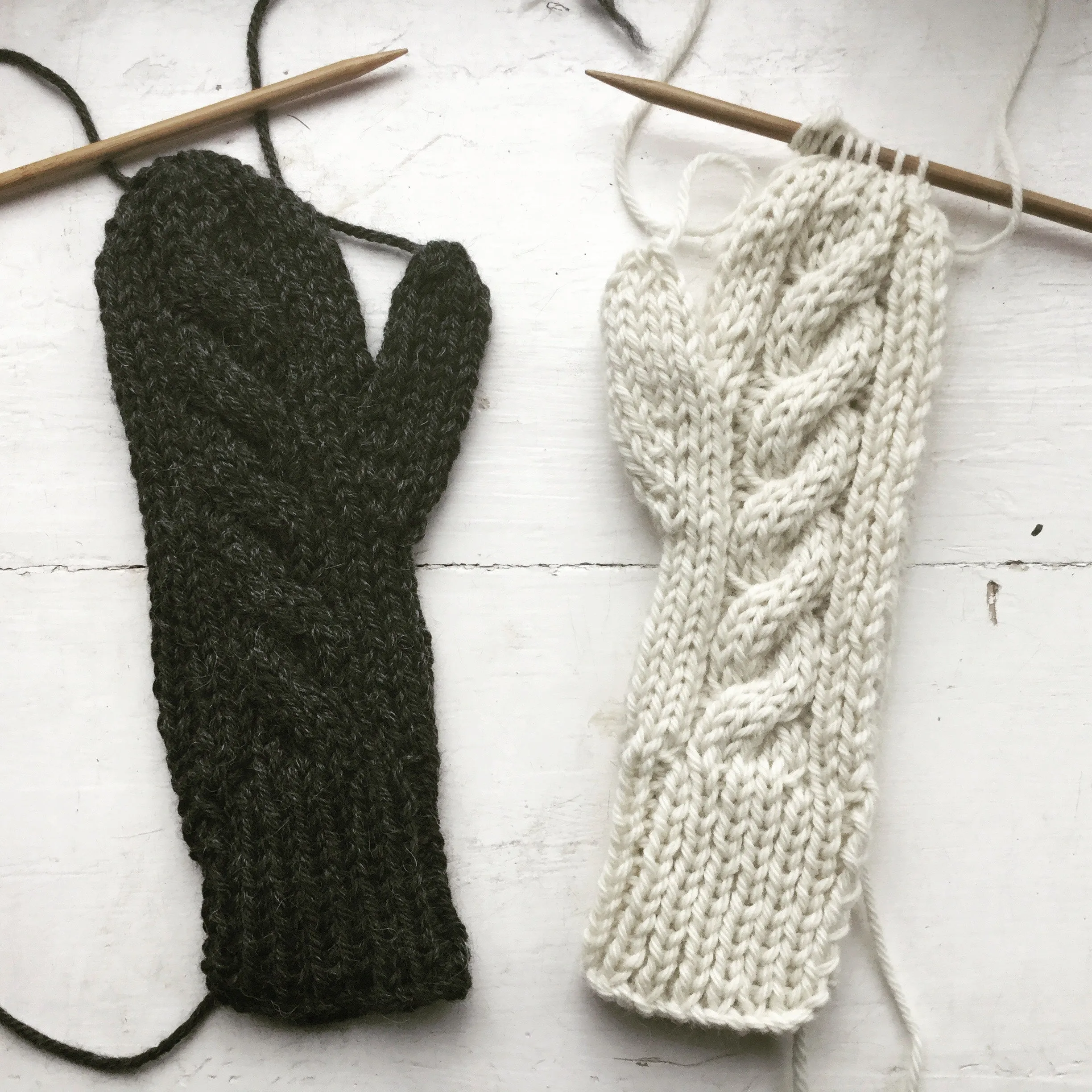 Melrose Mittens  - Mini  Knit Kit