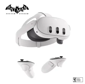 Meta Quest 3 Get Batman: Arkham Shadow and 3-Month Trial of Meta Quest  Headset - 512GB