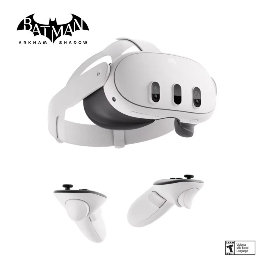 Meta Quest 3 Get Batman: Arkham Shadow and 3-Month Trial of Meta Quest  Headset - 512GB