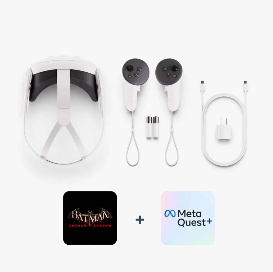 Meta Quest 3 Get Batman: Arkham Shadow and 3-Month Trial of Meta Quest  Headset - 512GB
