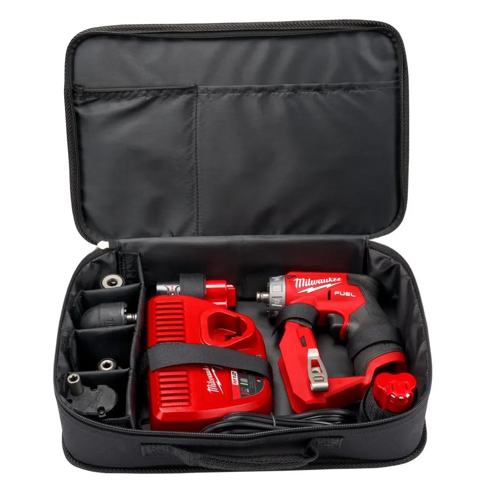 Milwaukee M12FDDXKIT202B 12V 2.0Ah FUEL Cordless Brushless Installation Drill & Driver Combo Kit