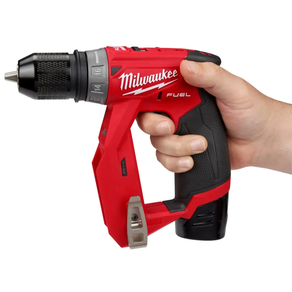 Milwaukee M12FDDXKIT202B 12V 2.0Ah FUEL Cordless Brushless Installation Drill & Driver Combo Kit