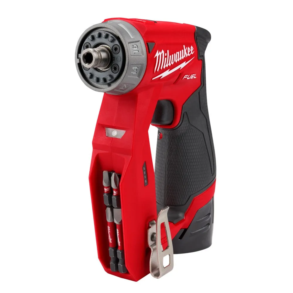Milwaukee M12FDDXKIT202B 12V 2.0Ah FUEL Cordless Brushless Installation Drill & Driver Combo Kit